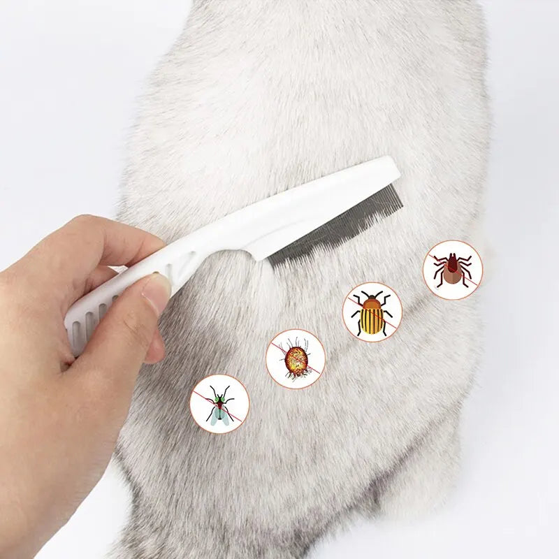 Stainless Steel Flea Comb for Dogs & Cats